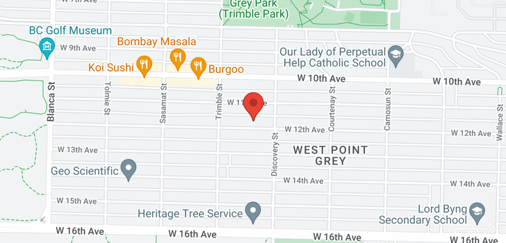 map of 4337 W 12TH AVENUE
